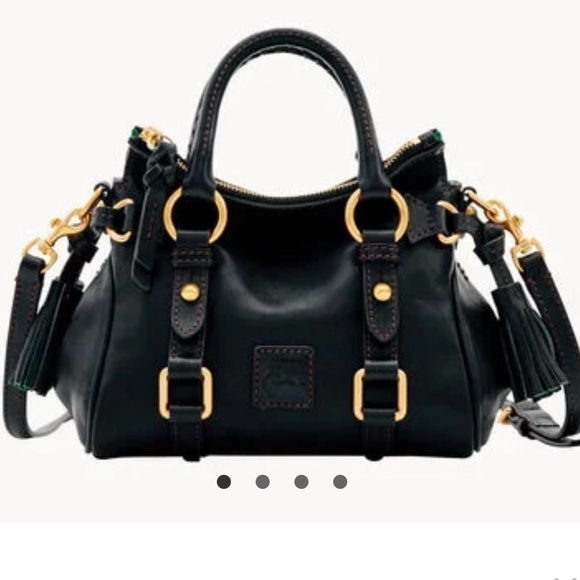 Dooney & Bourke Borsa Nano Florentine, Pelle Marrone T'moro, Nuova Con Etichette, Donna